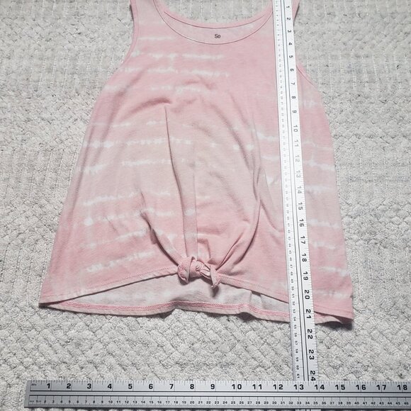 SO Pink Tie-Dye Sleeveless Top Size XL - Picture 4 of 6